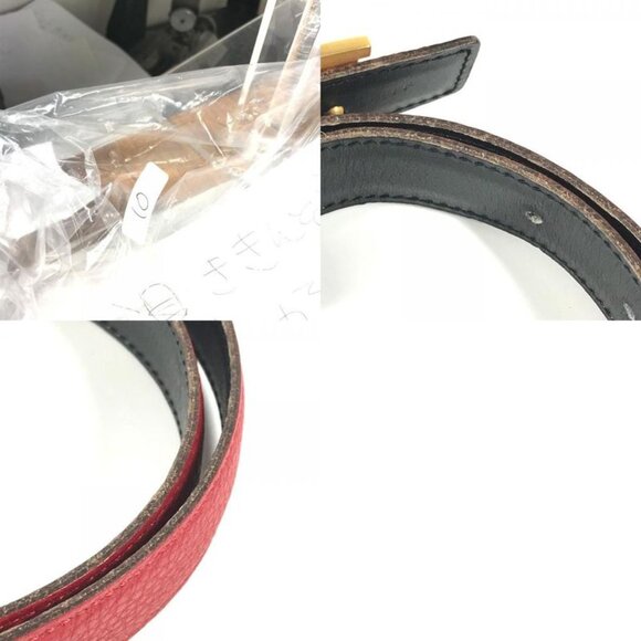 Hermes Belt H Belt Constance Leather Red And Black main image 5